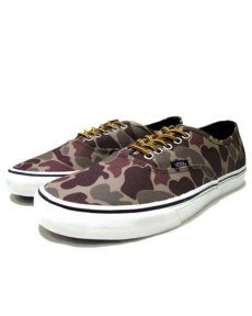 画像1: NEW VANS "Authentic" Canvas Sneaker　Duck Hunter Camo　size 11 (1)