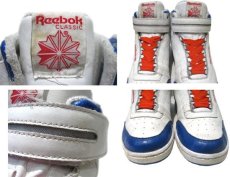 画像4: Reebok Classic Hi-Cut Leather Sneaker　WHITE / BLUE　size 10 1/2 (28.5 cm) (4)