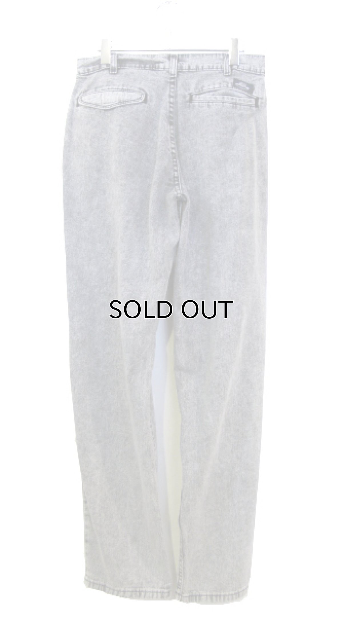 画像2: A)1990's Levi's "SILVER TAB" Chemical Wash Denim Trousers Black Denim size w 31 inch (表記 30 x 32) (2)