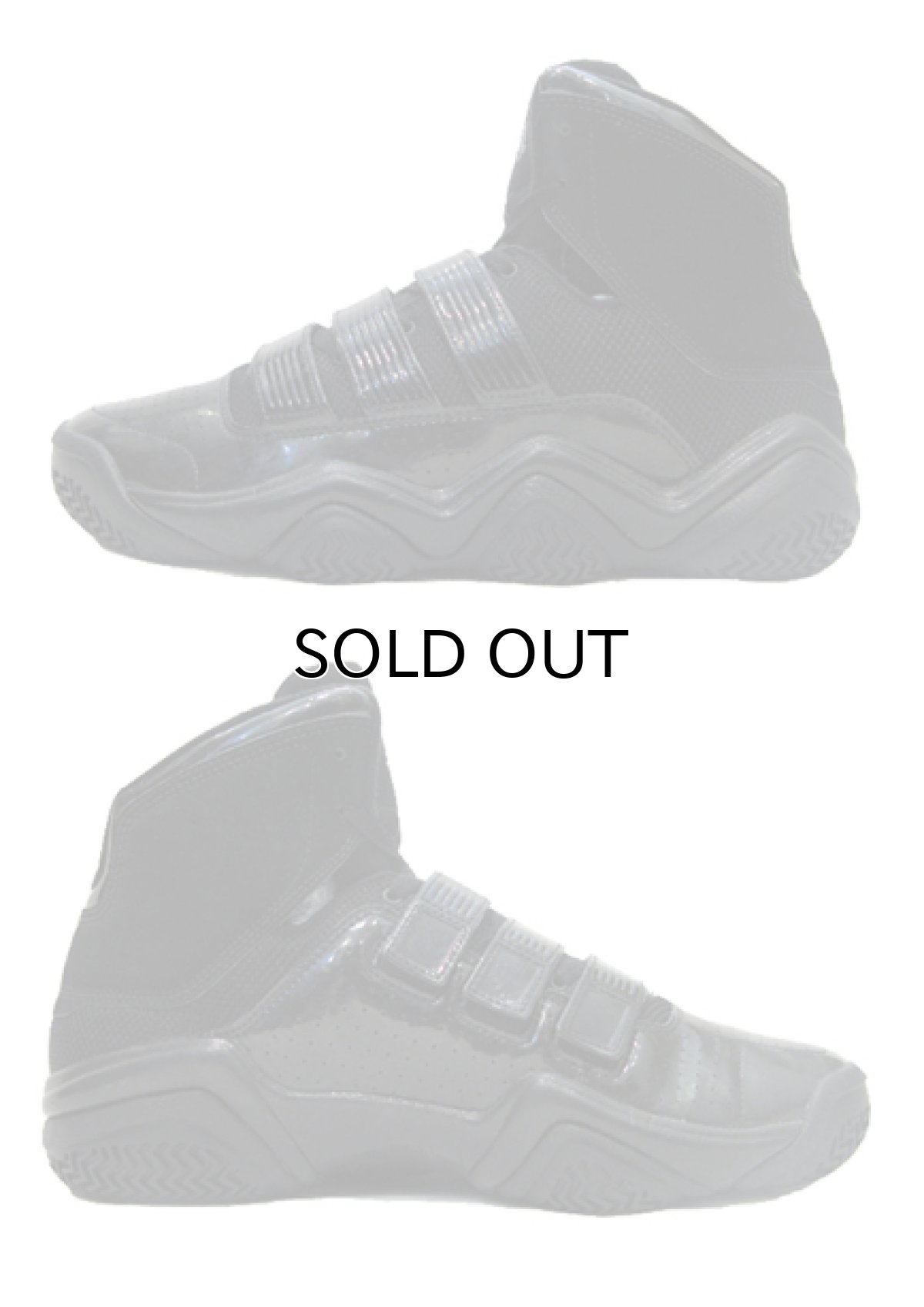 画像2: adidas Hi-Cut Basketball Shoes　BLACK　size 10 (28cm ) (2)