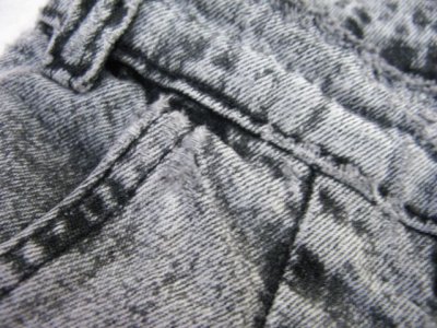 画像3: B)1990's Levi's "SILVER TAB" Chemical Wash Denim Trousers　Black Denim　size w 34 inch (表記 33 x 32)