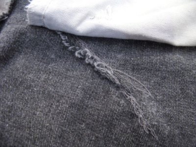 画像3: A)1990's Levi's "SILVER TAB" Chemical Wash Denim Trousers　Black Denim　size w 31 inch (表記 30 x 32)