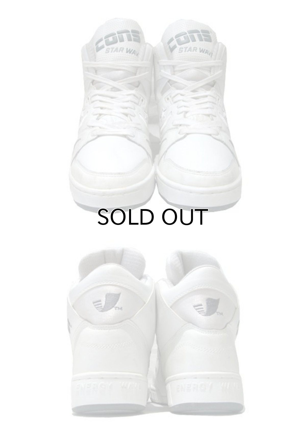 画像3: 1990's CONS "Star Wave" Basketball Shoes DEADSTOCK　WHITE　size 11 (29 cm)  (3)