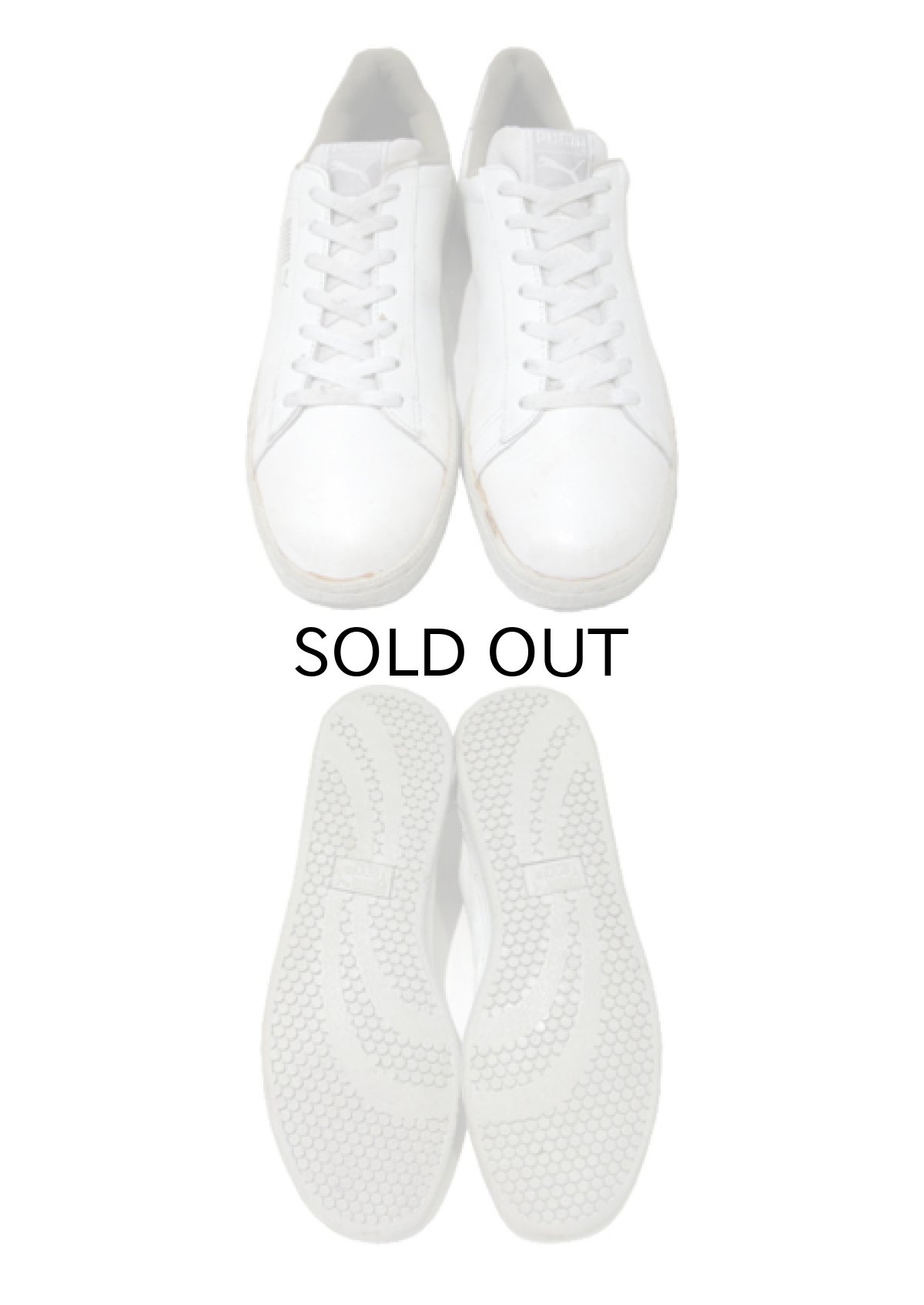 画像3: 1980's PUMA "First Serve" Leather Tennis Shoes WHITE size 11 (29 cm) (3)