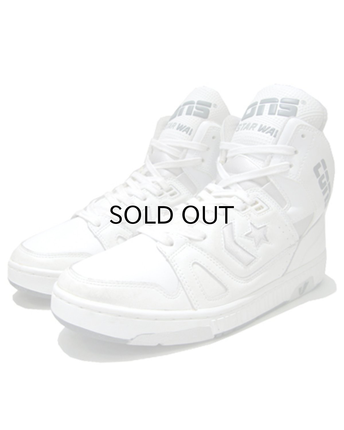 画像1: 1990's CONS "Star Wave" Basketball Shoes DEADSTOCK　WHITE　size 11 (29 cm)  (1)