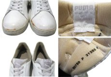 画像4: 1980's PUMA "First Serve" Leather Tennis Shoes　WHITE　size 11 (29 cm) (4)