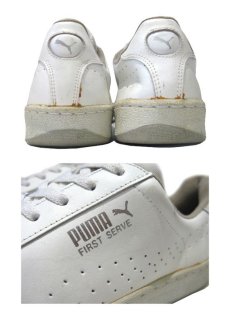 画像5: 1980's PUMA "First Serve" Leather Tennis Shoes　WHITE　size 11 (29 cm) (5)