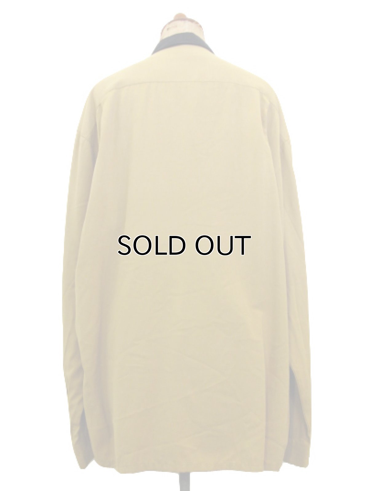 画像2: 1990's WINNER'S L/S Design Spangles Shirts Black / Yellow size L (表記 L) (2)