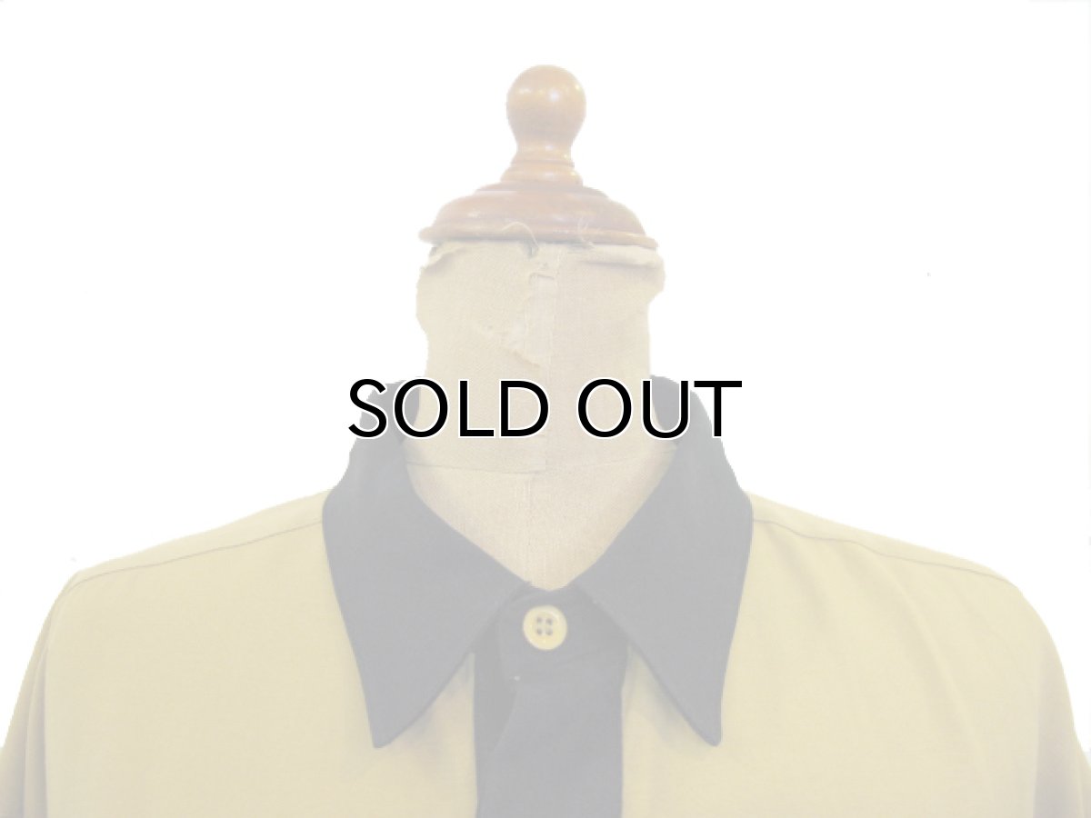 画像4: 1990's WINNER'S L/S Design Spangles Shirts Black / Yellow size L (表記 L) (4)