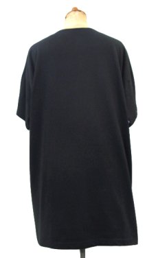 画像2: 1990's "Liz Wear" V-neck S/S Design Tops　BLACK　size L (表記 S) (2)