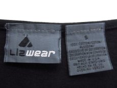画像5: 1990's "Liz Wear" V-neck S/S Design Tops　BLACK　size L (表記 S) (5)