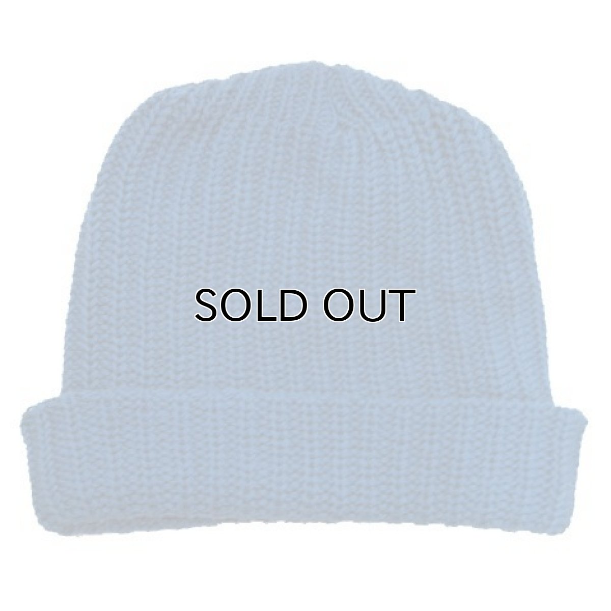 画像1: COLUMBIA KNIT　Cotton Watch Cap　made in USA　color : BLUE (1)