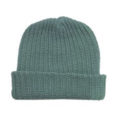 画像1: COLUMBIA KNIT　Cotton Watch Cap　made in USA　color : Mos Green (1)