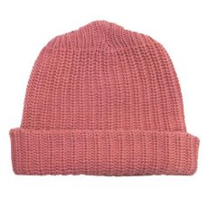 画像1: COLUMBIA KNIT　Cotton Watch Cap　made in USA　color : Salmon Pink (1)