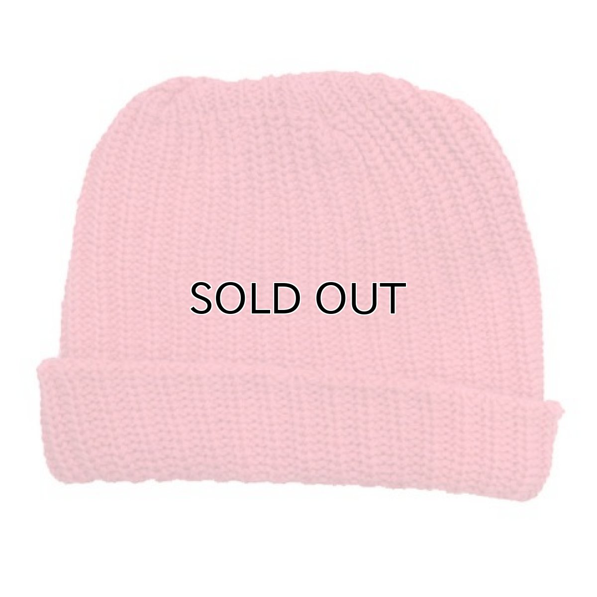 画像1: COLUMBIA KNIT　Cotton Watch Cap　made in USA　color : PINK (1)