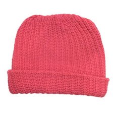 画像1: COLUMBIA KNIT　Cotton Watch Cap　made in USA　color : PINK (1)