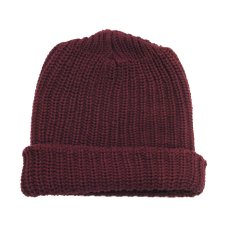 画像1: COLUMBIA KNIT　Cotton Watch Cap　made in USA　color : BURGUNDY (1)