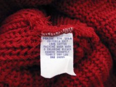 画像4: COLUMBIA KNIT　Cotton Watch Cap　made in USA　color : RED (4)