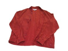 画像5: 1990's "Neil Norman" 100% Silk Design Shirts-Jacket　RED　size M (表記 M) (5)