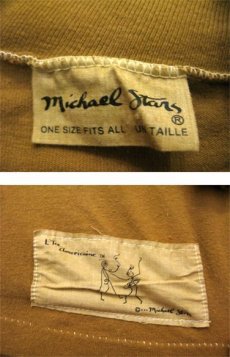 画像3: "Michael Stars" Moc Neck L/S T-Shirts　Mustard　size XL (表記 One Size Fits All) (3)