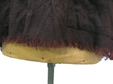 画像3: 1990's~ "CHICO's DESIGN" L/S Design Linen Jacket　BROWN　size L (表記 3) (3)