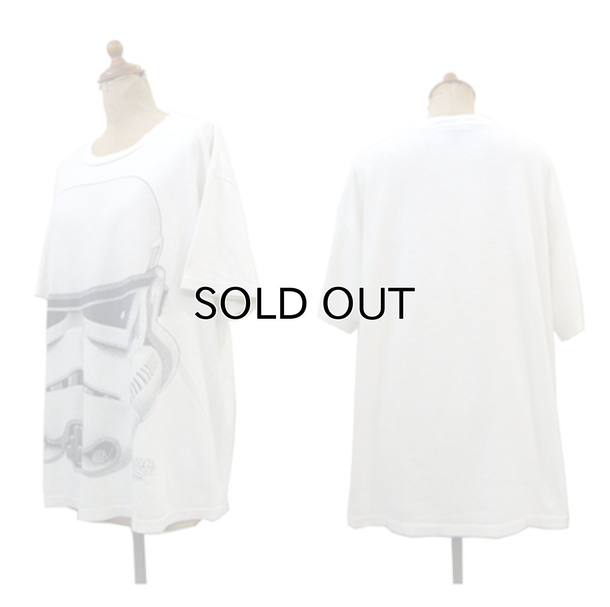 画像2: 1990's STAR WARS "STORM TROOPER" Print T-Shirts WHITE size L (表記 L)  (2)