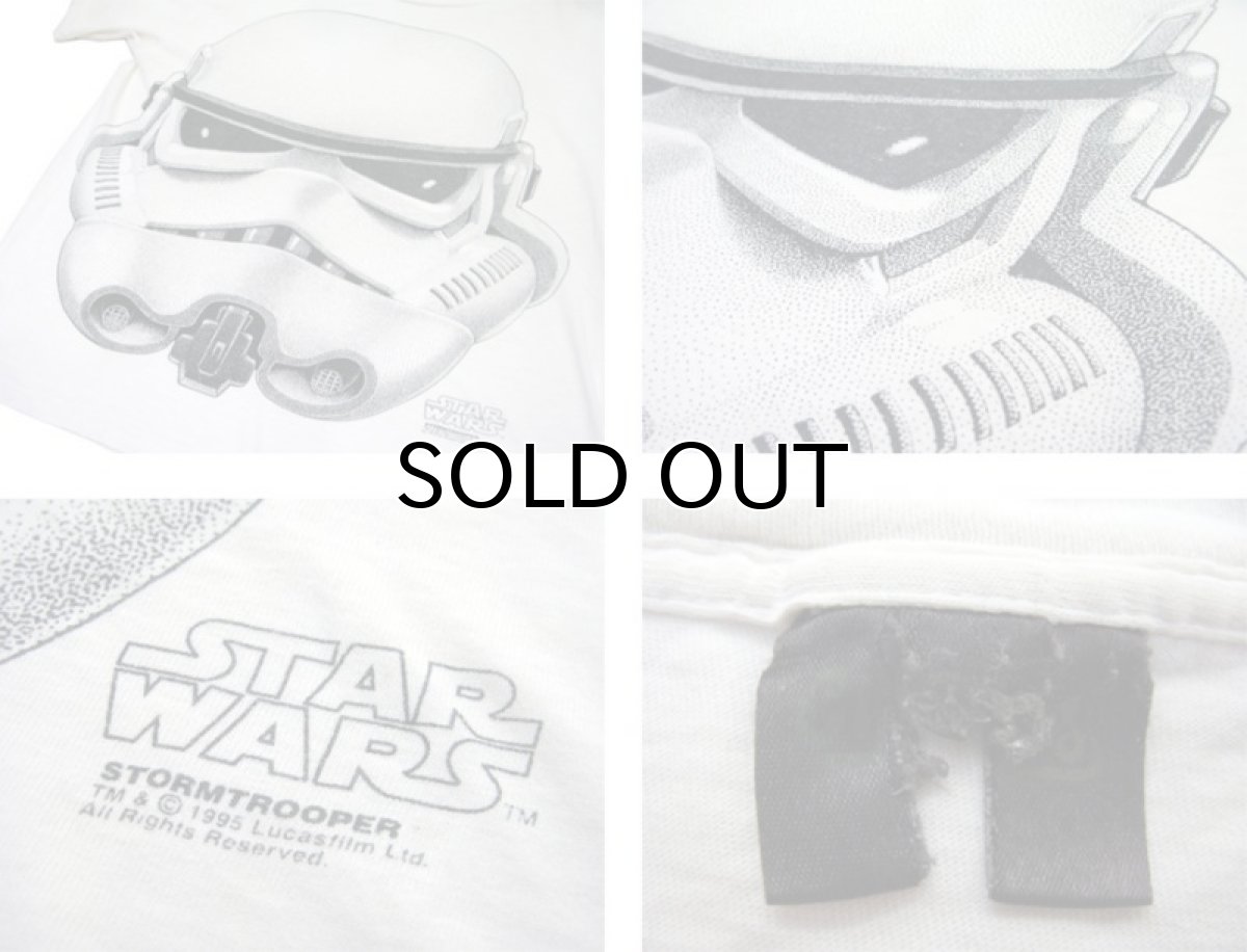画像3: 1990's STAR WARS "STORM TROOPER" Print T-Shirts WHITE size L (表記 L)  (3)