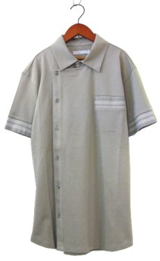 画像1: NEW adidas "SLVR" Design Polo Shirts　Grey Beige　size XS (1)