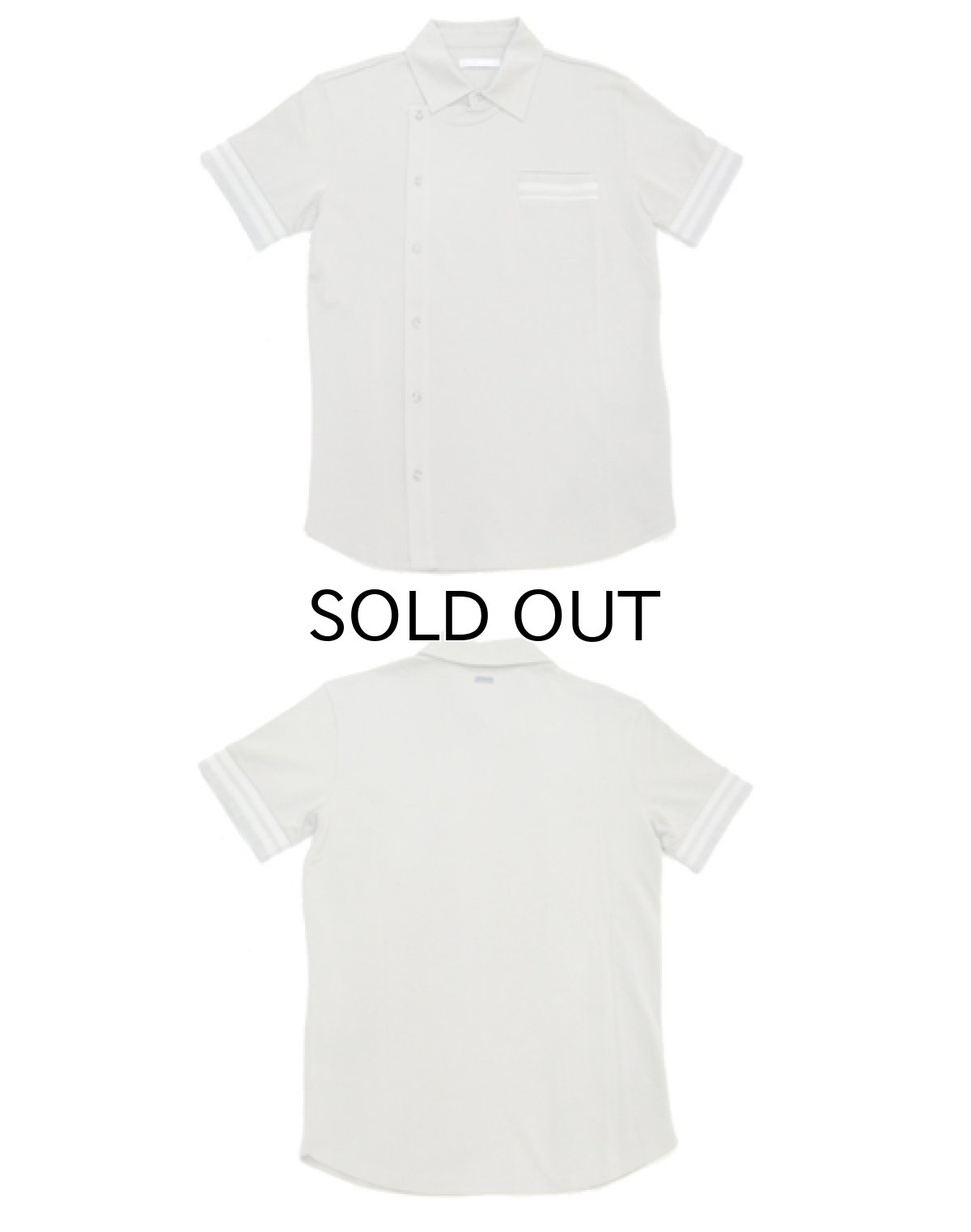 画像4: NEW adidas "SLVR" Design Polo Shirts Grey Beige size XS (4)