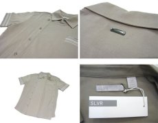 画像2: NEW adidas "SLVR" Design Polo Shirts　Grey Beige　size XS (2)