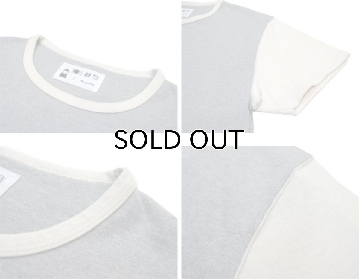 画像4: " Note and Pen the poem " ノートとペン　"ポエムのTee"　GREY / OFF (4)