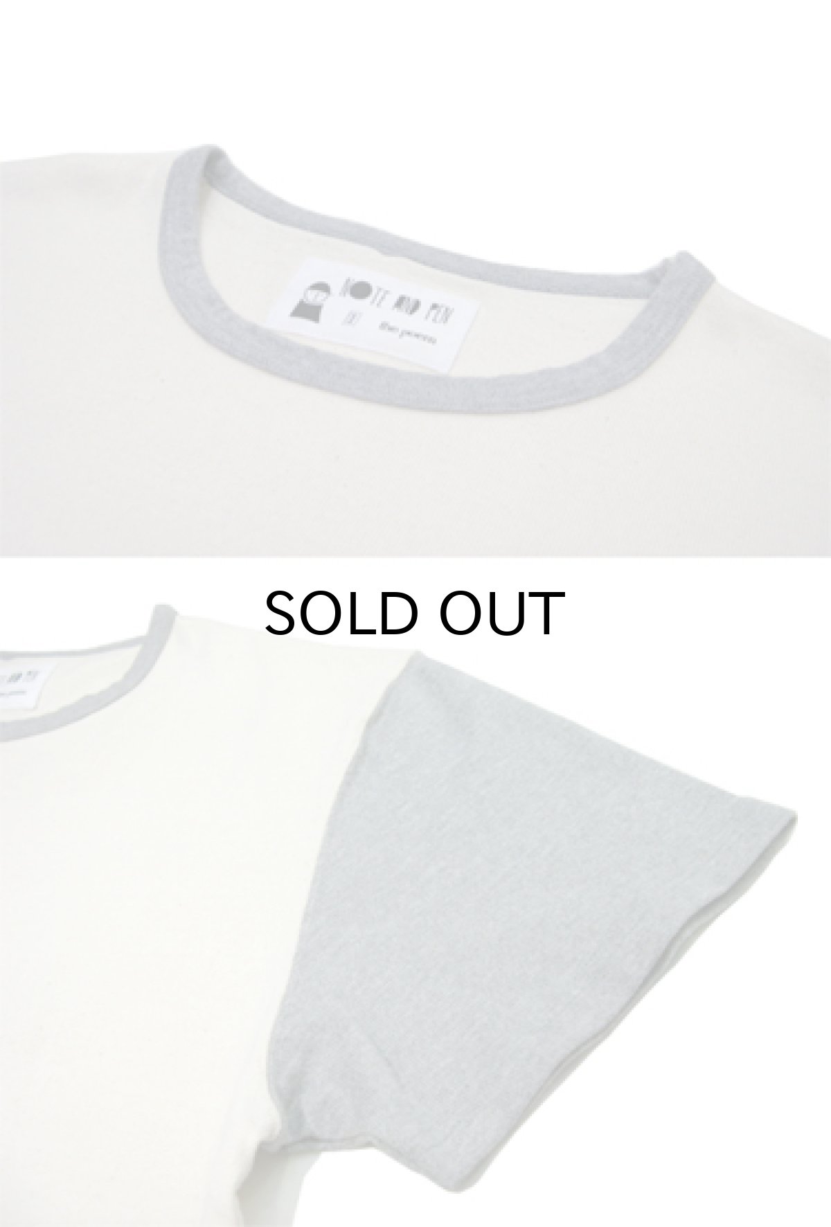 画像4: " Note and Pen the poem " ノートとペン　"ポエムのTee"　OFF / GREY (4)