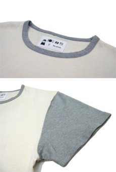 画像4: " Note and Pen the poem " ノートとペン　"ポエムのTee"　OFF / GREY (4)