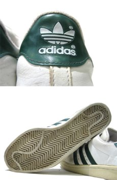 画像3: 1990's adidas "Super Star" Leather Sneaker　WHITE / GREEN　size 12 (30 cm) (3)