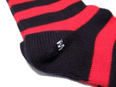 画像5: "Corgi Hosiery" border Socks　Red / Black (5)