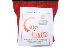 画像2: "Corgi Hosiery" border Socks　Red / Black (2)