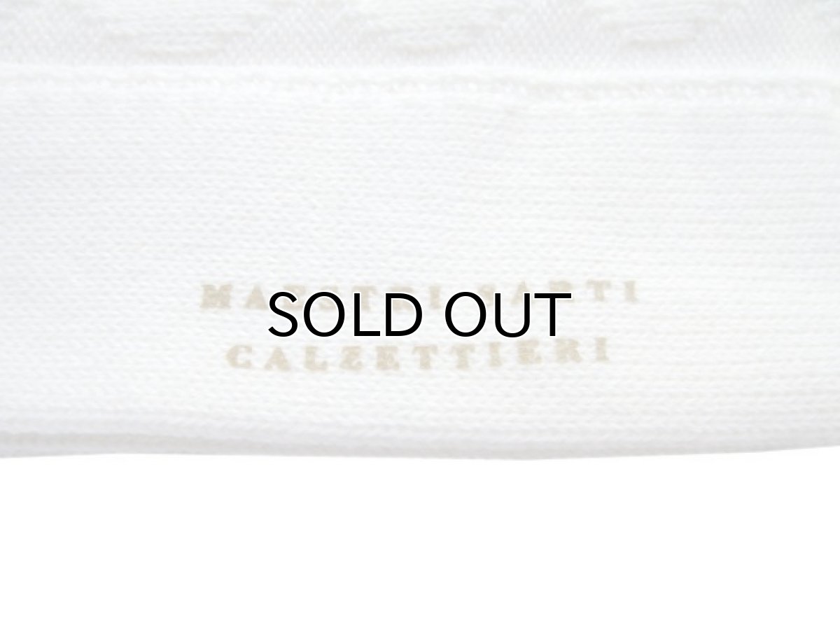 画像4: "MAESTRI SARTI CALZETTIERI" Cable Socks WHITE / GREEN size Free (4)