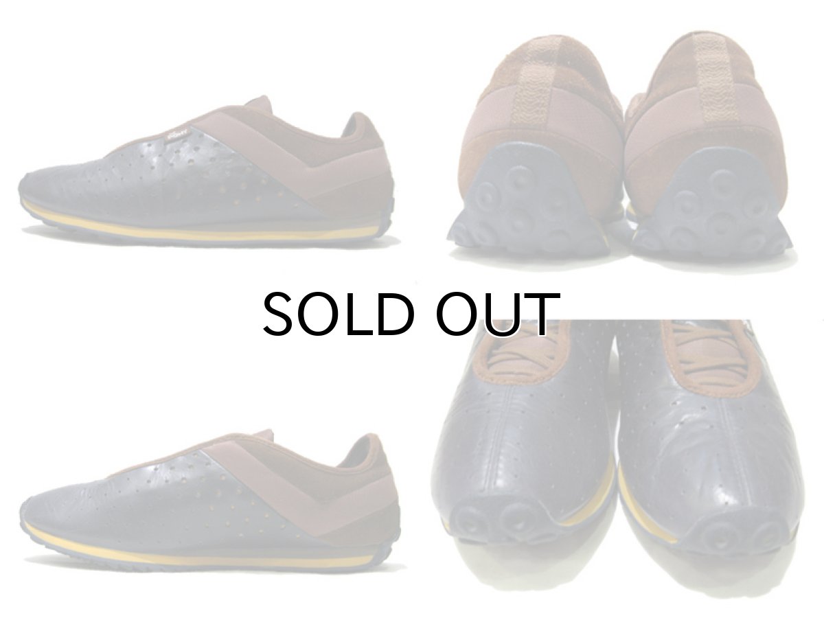 画像3: "PONY" Leather x Mesh Design Sneaker　NAVY / BROWN　size 10 (28 cm) (3)