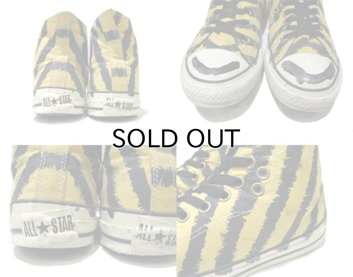 画像4: Converse "ALL STAR Hi" Cavas Sneaker Hand Paint　Yellow / Black　size 10 1/2 (28.5 cm)　 (4)