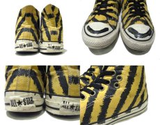 画像4: Converse "ALL STAR Hi" Cavas Sneaker Hand Paint　Yellow / Black　size 10 1/2 (28.5 cm)　 (4)