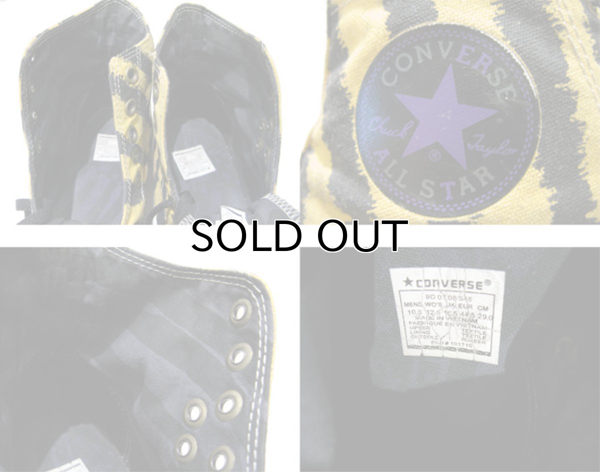 画像5: Converse "ALL STAR Hi" Cavas Sneaker Hand Paint　Yellow / Black　size 10 1/2 (28.5 cm)　 (5)