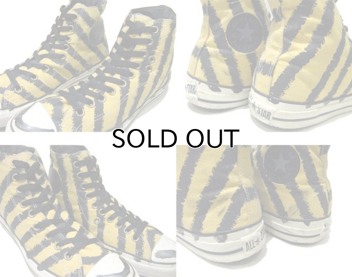 画像3: Converse "ALL STAR Hi" Cavas Sneaker Hand Paint　Yellow / Black　size 10 1/2 (28.5 cm)　 (3)