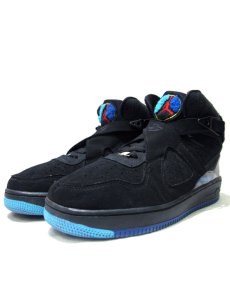 画像1: NIKE "AIR JORDAN 8" Basketball Shoes　BLACK / SAX BLUE　size 10 (28 cm) (1)