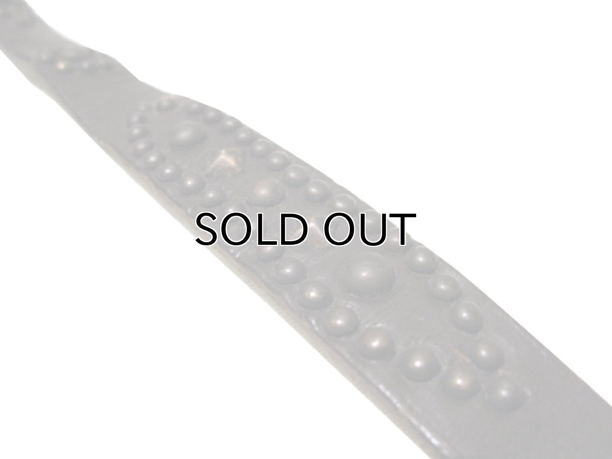 画像4: Leather Belt "Studs" BROWN size 33.5 inch ~ (4)