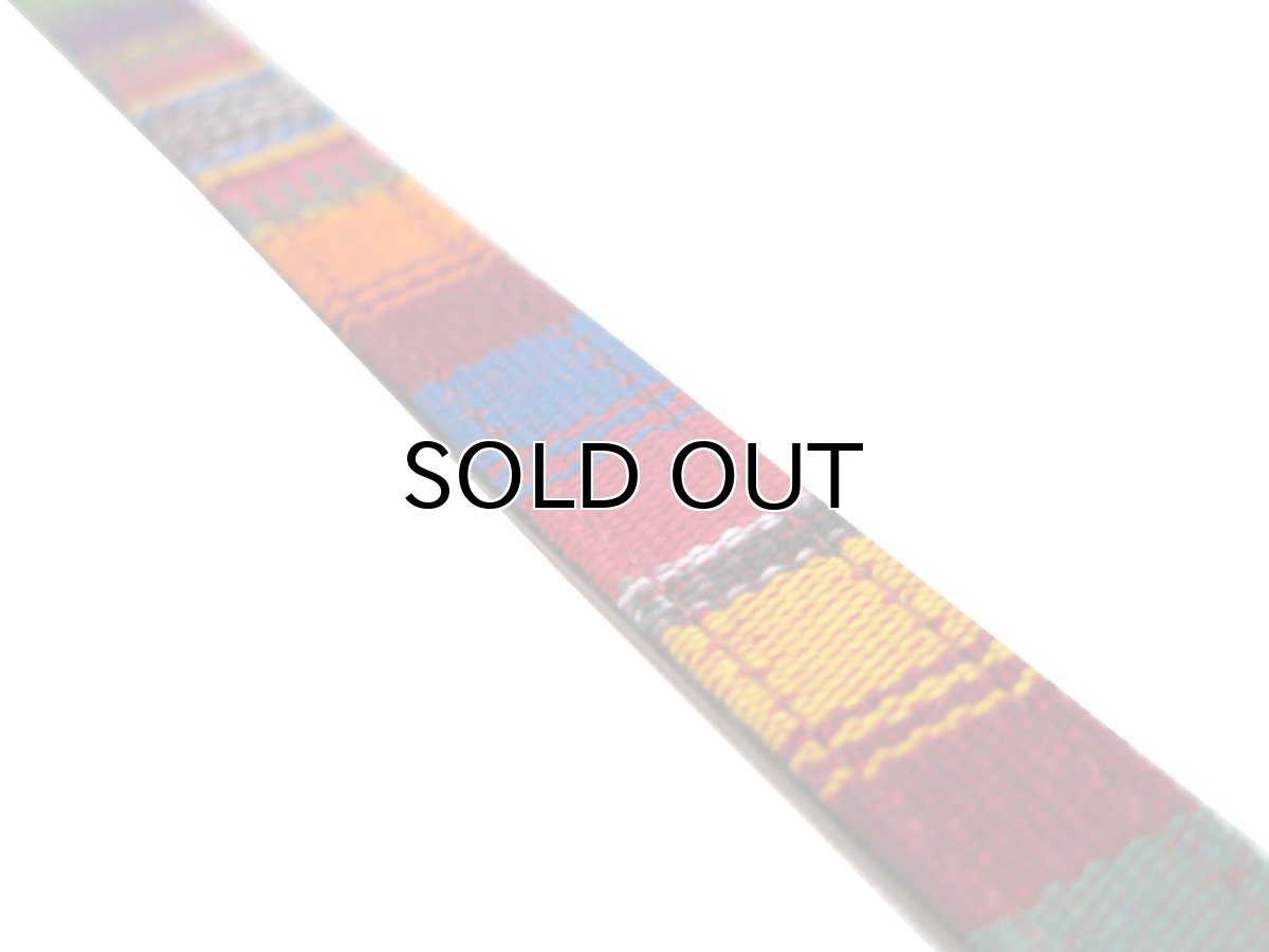 画像4: Colorful Leather Belt Multi Color size 31.5 inch ~ (4)