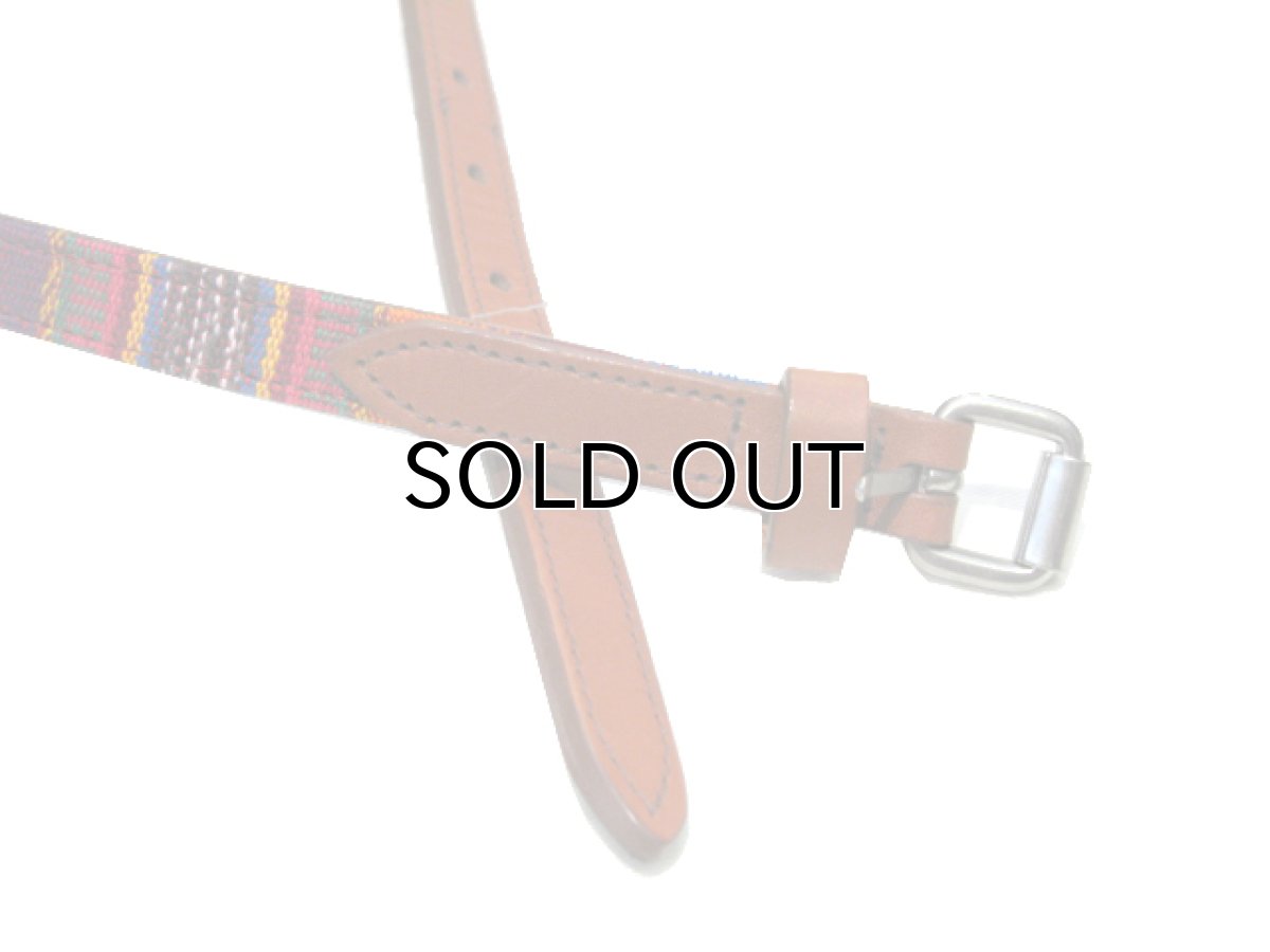 画像3: Colorful Leather Belt Multi Color size 31.5 inch ~ (3)