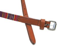 画像3: Colorful Leather Belt　Multi Color　size 31.5 inch ~ (3)
