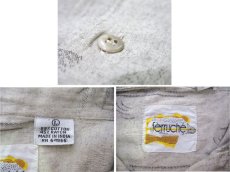 画像5: 1980's~ "ferruche" L/S Design Shirts　BEIGE　size L (表記 L) (5)