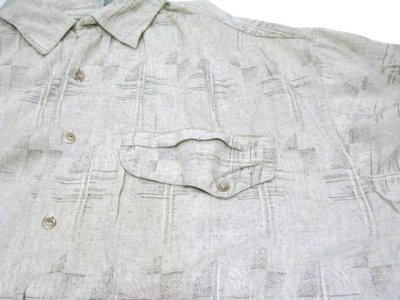画像2: 1980's~ "ferruche" L/S Design Shirts　BEIGE　size L (表記 L)