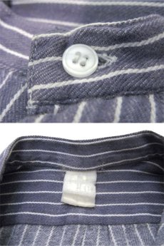 画像4: 1960's Germany L/S Pullover Stripe Shirts　Faded NAVY / WHITE　size L - XL (表記 不明) (4)